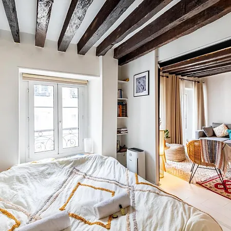 Apartment Guestready - Exposed Beams Flat Near Le Marais Paris